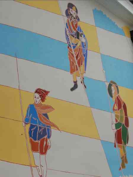 fresque, détail